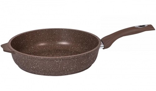 Сковорода 24 см несъем ручка "Гранит brown"