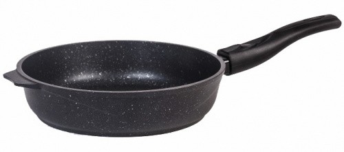 Сковорода 22 см съемн  ручка  "Гранит star" черный гранит с  блеском  а/п
