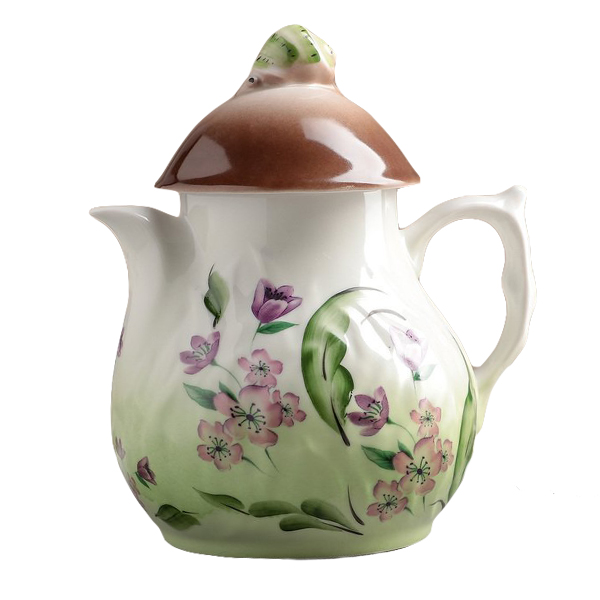 Чайник 900 см3 ф.513 "Грибное утро" рис. №2366 "Полевые маки" Чайник 900 см3 ф.513 "Грибное утро" рис. №2366 "Полевые маки"