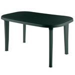 Стол овальный Элластик (темно-зеленый)