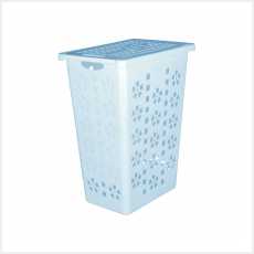 Корзина для белья "Виолетта" 30л. (голубой)(то)