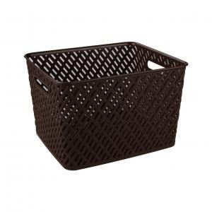 Корзина "Плетенка" 350х290х225 (коричневый)