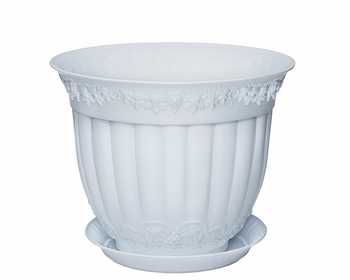 Кашпо "Флора" 14,25 л с поддоном (то)