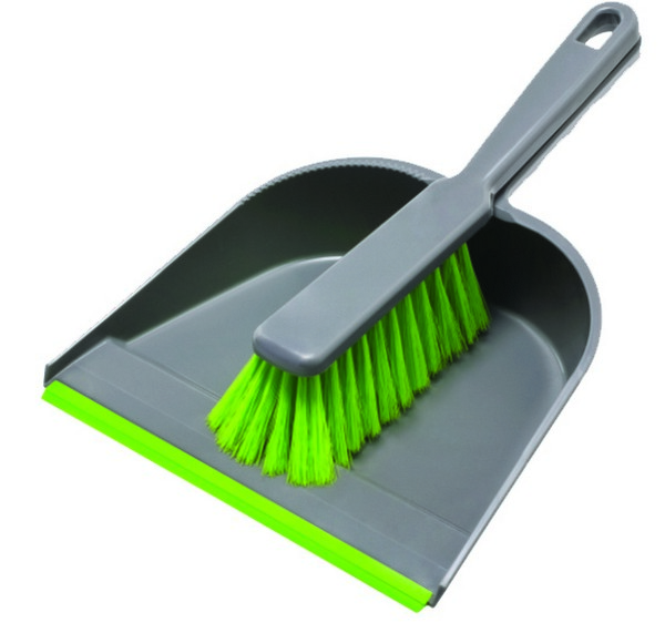 Щетка-сметка с совком с резинкой