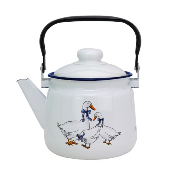 Чайник эмал  2,5л    01- 2711н/4М-Гуси  Эмаль SELECT