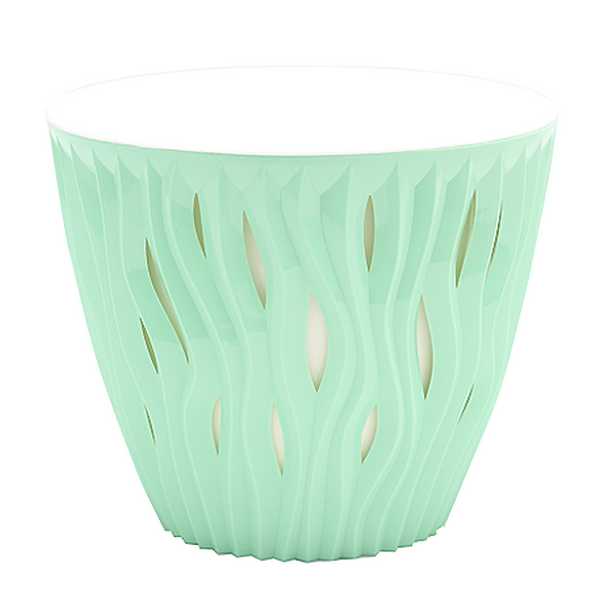 Кашпо Вдохновение 1,6л Мята d15.5 h15.5см