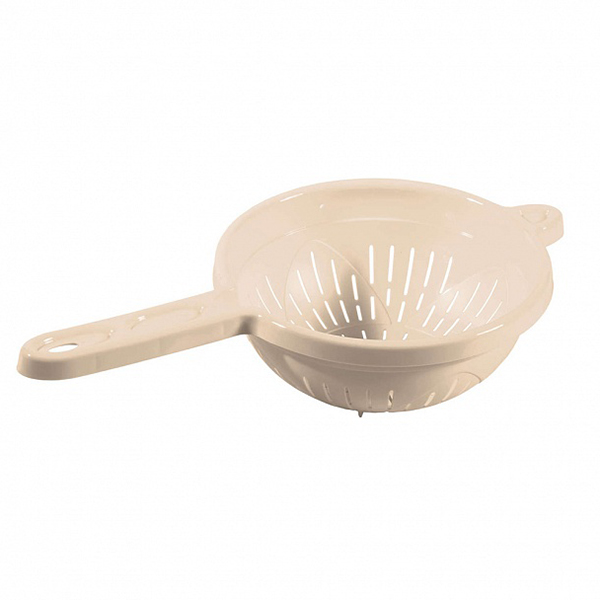 Дуршлаг ЭКОНОВА D190мм. бежевый (то)