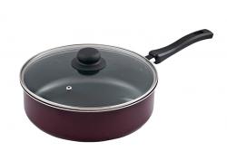 Сотейник ЭКСПЕРТ D-260мм со стеклянной крышкой, антипригарный