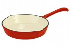 Сковорода чугун эмал лит/руч 24 см TM MYRON COOK