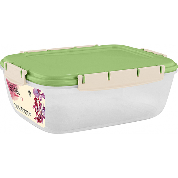 Контейнер д/продуктов Barberry 1,8л герм. прямоуг. фисташка (то)