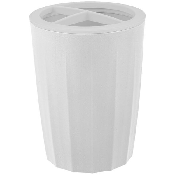 Стакан Keeplex Rock'n'Roll для зубных щеток белое облако (то)