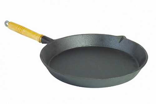 Сковорода чугун дер/руч 21,5см TM MYRON COOK