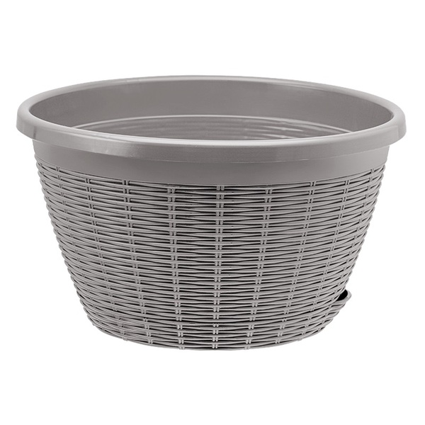 Кашпо Подвесное 4,5л Серый жемчуг