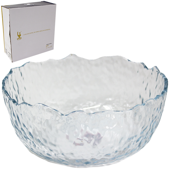 Салатник стеклянный Ø-17см, h-7см