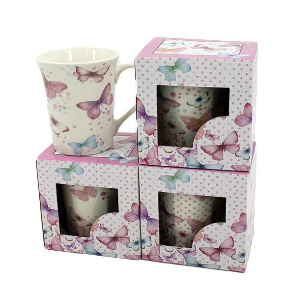 Кружка 350мл в подарочной упаковке мятые коробки