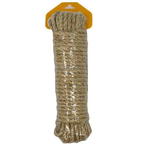 Веревка пеньково-джутовая Ø-6мм*15м