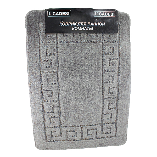 3004А Коврик для ванной 57х80 серый, Турция