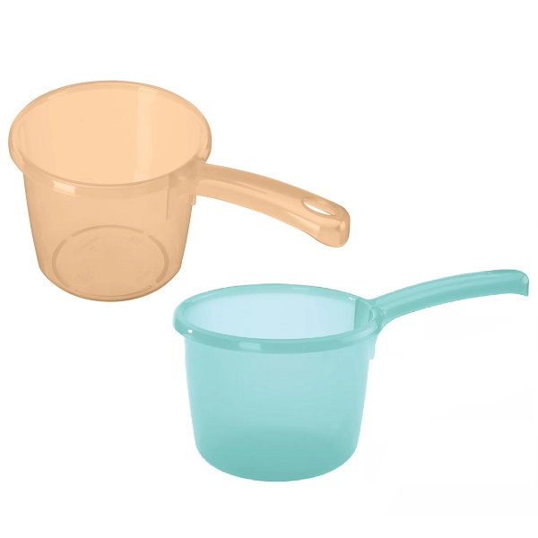 Ковш PHIBO 1,3л зеленый, оранжевый (то)