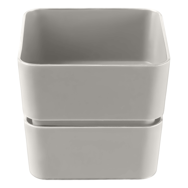 Кашпо "Фиори" 0,45л Серый жемчуг