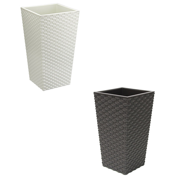 Кашпо РОТАНГ 320х320х565мм 46л (то)