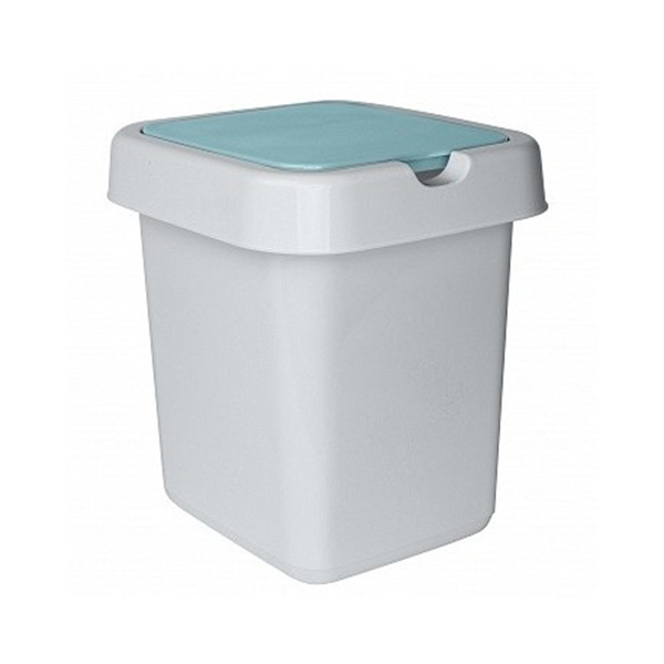 Контейнер для мусора 25л Step зеленый бархат (то)