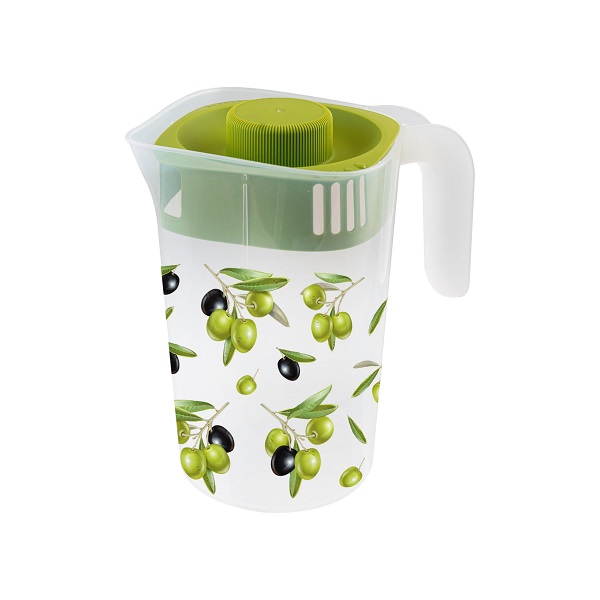 Кувшин 2л Fresh олива с крышкой