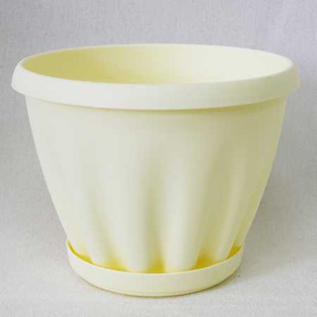 Горшок "Знатный" 6,7л d270мм желтый