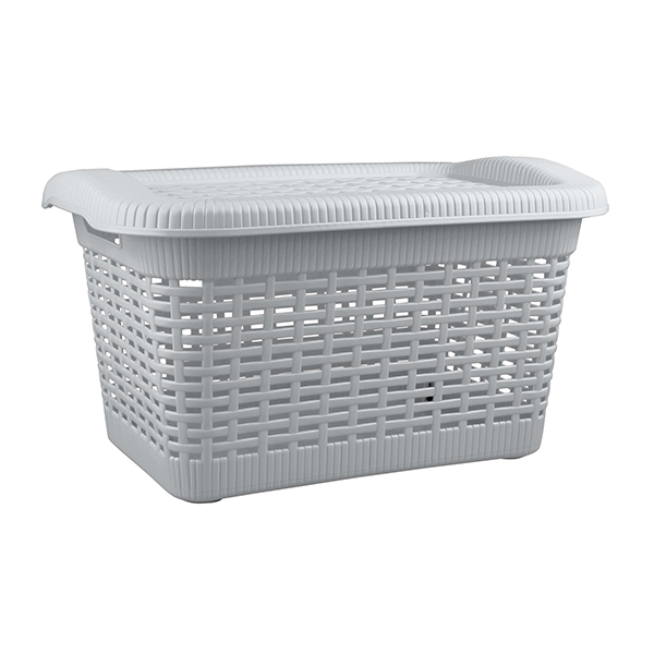 Корзина универсальная 20л 450х300х250мм (светло-серый) (то)