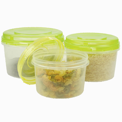 Емкость для СВЧ круглая 1,5л (микс) (то)