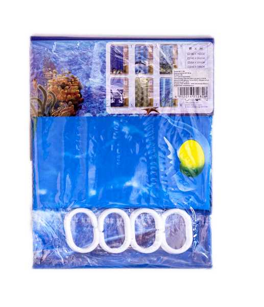 Штора для ванной 180*180 EVA