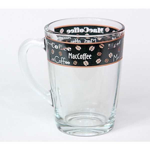 Кружка  300 мл "Капучино"  Кофе белый/чёрный