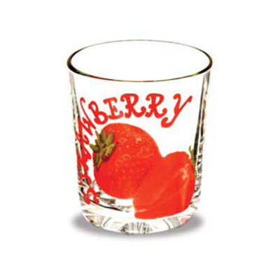 Набор стаканов 6шт. 250 мл  низк "Глория"  Клубника К