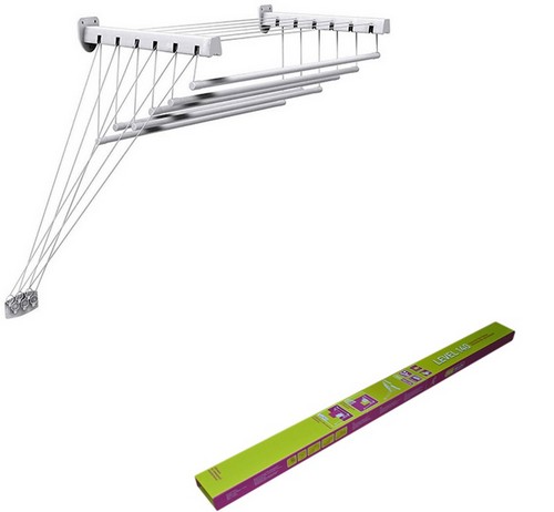 Сушилка потолочно-настенная "Level 140 double" 8,4м(хпп) (то)