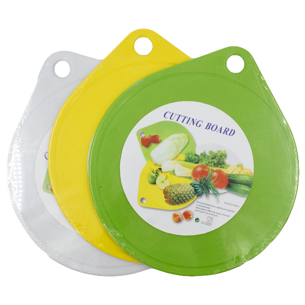 Доска разделочная пластиковая КАПЛЯ Ø-28см