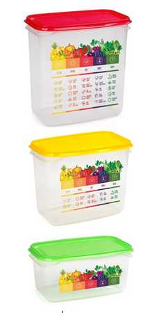 Контейнер Vitaline 0,5 л (салатный)(то)