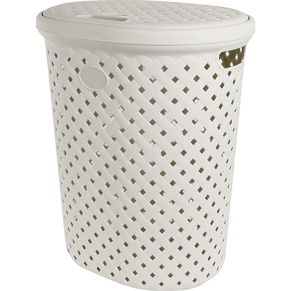 Корзина для белья Rattan 42л молочный туман