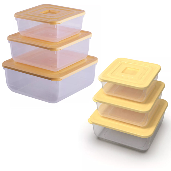 Комплект контейнеров для СВЧ (3шт) Practic (0,85л+1,5л+ 2,3л) (то)