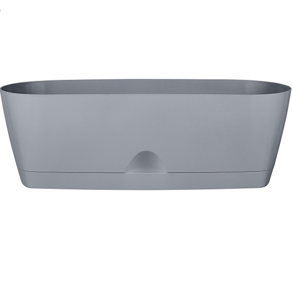 Горшок для суккулентов Amsterdam овальный 25см утренний туман (то)