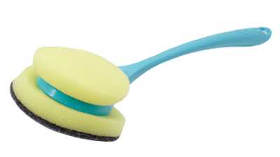 Щетка+губка для посуды Vogue бежевый