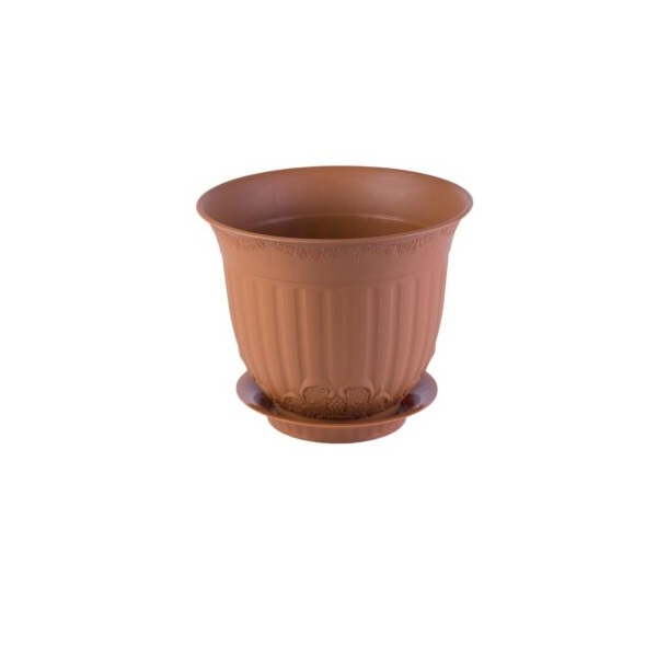 Кашпо "Европа" 0,7л терракот (то)