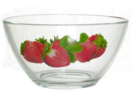 Салатник "Гладкий" 11 см "Клубника и малина"