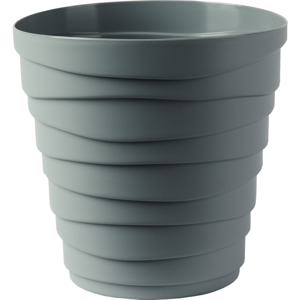 Кашпо "Бархан" 1,4л Серый жемчуг