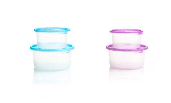 Комплект контейнеров для СВЧ (2шт) 0,4+0,8л круг. с клапаном (то)