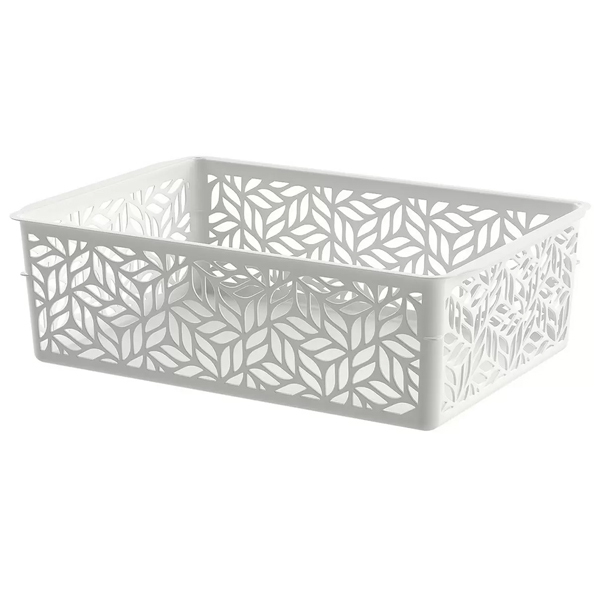 Корзинка универсальная "Linden" 2л, 230х160х70мм (светло-серый)