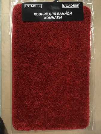 Коврик для ванной (60х100) ALIYA, красный