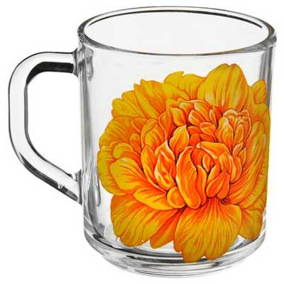 Кружка 200 мл  "Зеленый чай" Пион