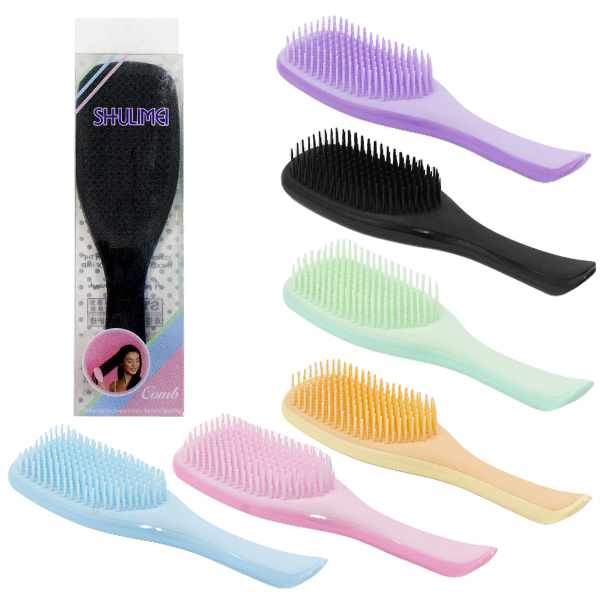 Расческа массажная пластиковая 21*6см