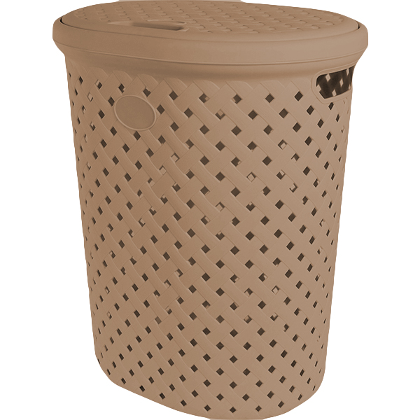 Корзина для белья Rattan 42л шоколадный мокко