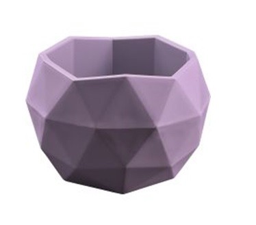 Кашпо Топаз 2,5л Сливовый d21,8 h15см 