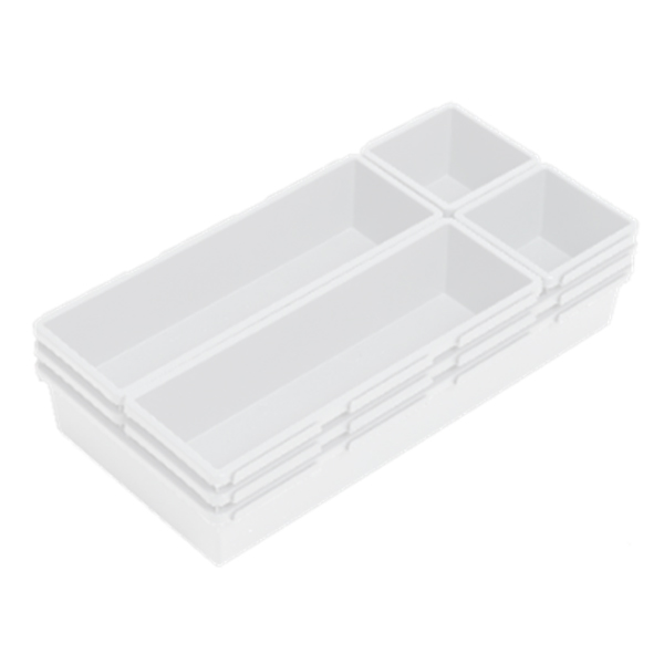 Лотки для хранения "Комбо 4" (белый) (то)